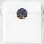 Rond Sticker de nuit de Los Angeles (Sac)