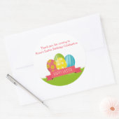 Rond Sticker de Pâques (Enveloppe)