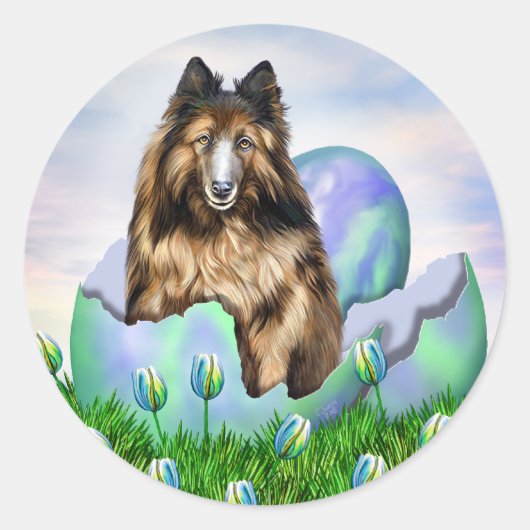 Rond Sticker de Pâques Tervuren (Devant)