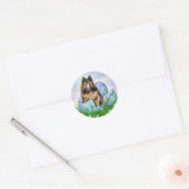 Rond Sticker de Pâques Tervuren (Enveloppe)