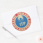 Rond Sticker de patrouille interplanétaire (Enveloppe)