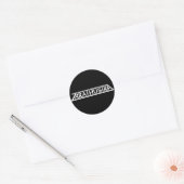 Rond Sticker de petit logo Zarathustra (Enveloppe)