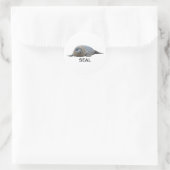 Rond Sticker de phoque 04 (Sac)