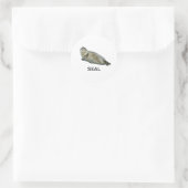 Rond Sticker de phoque 05 (Sac)