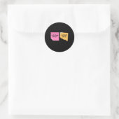 Rond Sticker de police S (Sac)