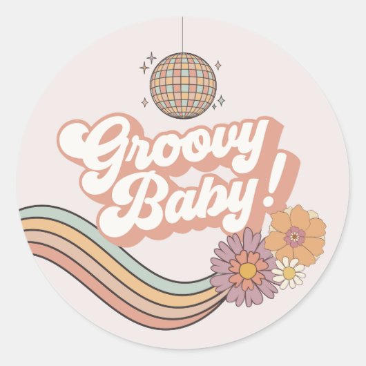 Rond Sticker de préférence pour Baby shower super (Devant)
