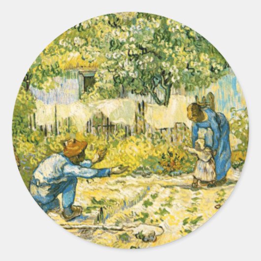 Rond Sticker de première étape Van Gogh (Devant)