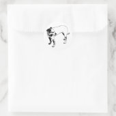 Rond Sticker de profil complet pour mélange de courrier (Sac)