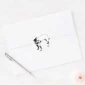 Rond Sticker de profil complet pour mélange de courrier (Enveloppe)