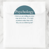 Rond Sticker de psychologie (Sac)
