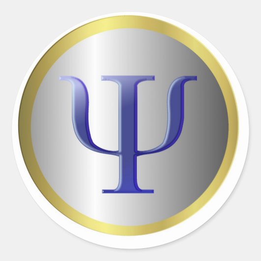 Rond Sticker de psychologie (Devant)