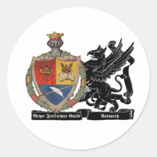 Rond Sticker de recherche MFFG (Devant)
