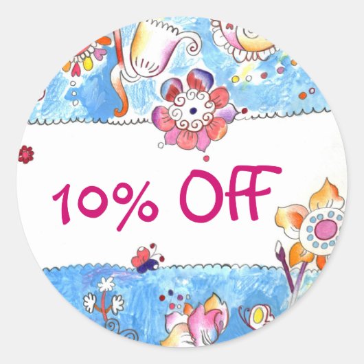 Rond Sticker de remise (Devant)