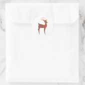 Rond Sticker de rennes (Sac)
