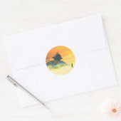 Rond Sticker de renouveau robotisé (Enveloppe)