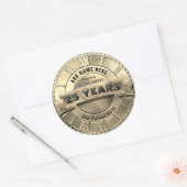 Rond Sticker de retrait personnalisé (Enveloppe)