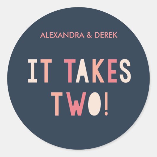 Rond Sticker de ronde de l'effort interarmées // Marine (Devant)