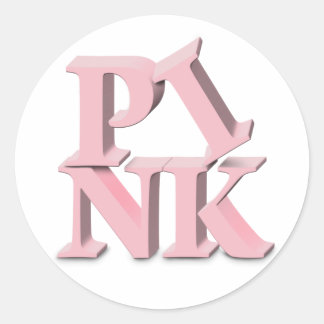 Rond Sticker de sensibilisation au cancer du sein ROSE