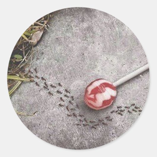 Rond Sticker de sensibilisation chimique (Devant)