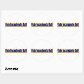 Rond Sticker de sortie des pièces justificatives (Feuille)