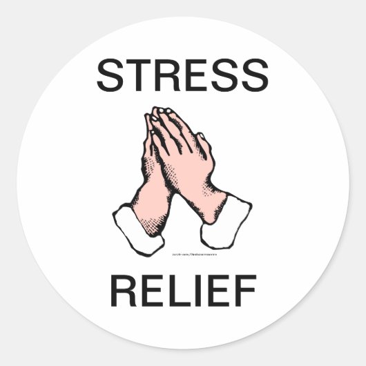 Rond Sticker de soulagement du stress des mains (Devant)