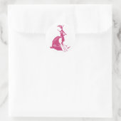 Rond Sticker de surf en tandem Pinky (Sac)
