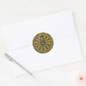 Rond Sticker de table ronde du roi Arthur (Enveloppe)