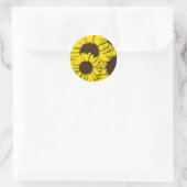 Rond Sticker de terrain de tournesol (Sac)