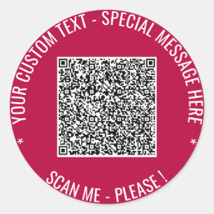 Rond Sticker de texte personnalisé pour l'analyse de co
