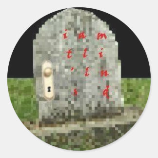 Rond Sticker de Tombstone