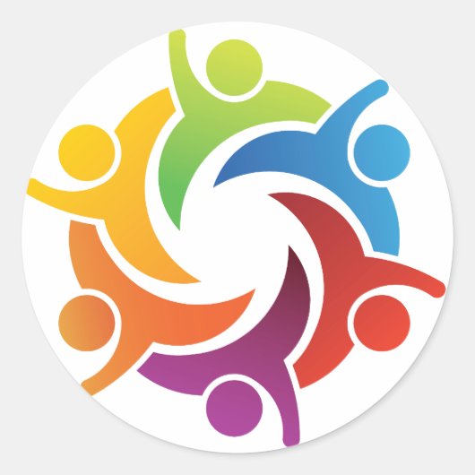 Rond Sticker de travail d'équipe - SRF (Devant)