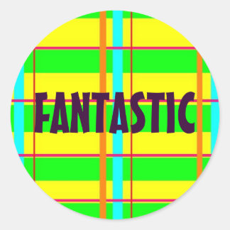 Rond Sticker de travail fantastique