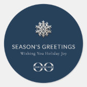 Rond Sticker de vacances pour cadeaux d'entreprise (Devant)