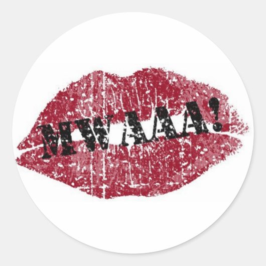 Rond Sticker de Valentine (Devant)