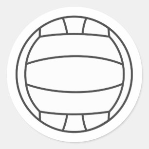 Rond Sticker de volley-ball