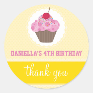 Rond STICKER DÉCORATIF :: cupcake 3