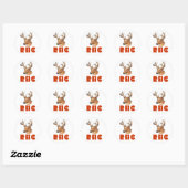 Rond Sticker Deer 2 (Feuille)