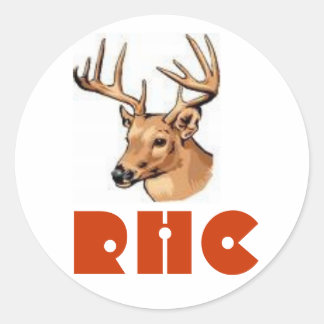 Rond Sticker Deer 2