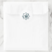 Rond Sticker d'élégance quantique (Sac)
