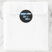 Rond Sticker Delta Blues du Mississippi (Sac)