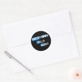 Rond Sticker Delta Blues du Mississippi (Enveloppe)