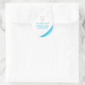 Rond Sticker dentaire dentaire dentaire Molaire courbe (Sac)