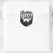 Rond Sticker Denton, TX Beard (Sac)