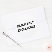 Rond Sticker d'excellence de la ceinture noire (Enveloppe)