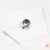 Rond Sticker d'Halloween à oeil rose (Enveloppe)