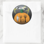 Rond Sticker d'Halloween de Mat (Sac)