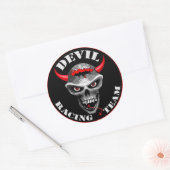 Rond Sticker diable (Enveloppe)