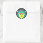 Rond Sticker DIEU FLOWER (Sac)