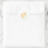 Rond Sticker d'illustration pour bébé doux (Sac)