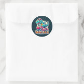 Rond Sticker Dinosaur Cool (Sac)